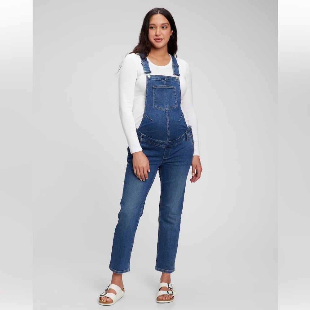 GAP Maternity Denim Overalls